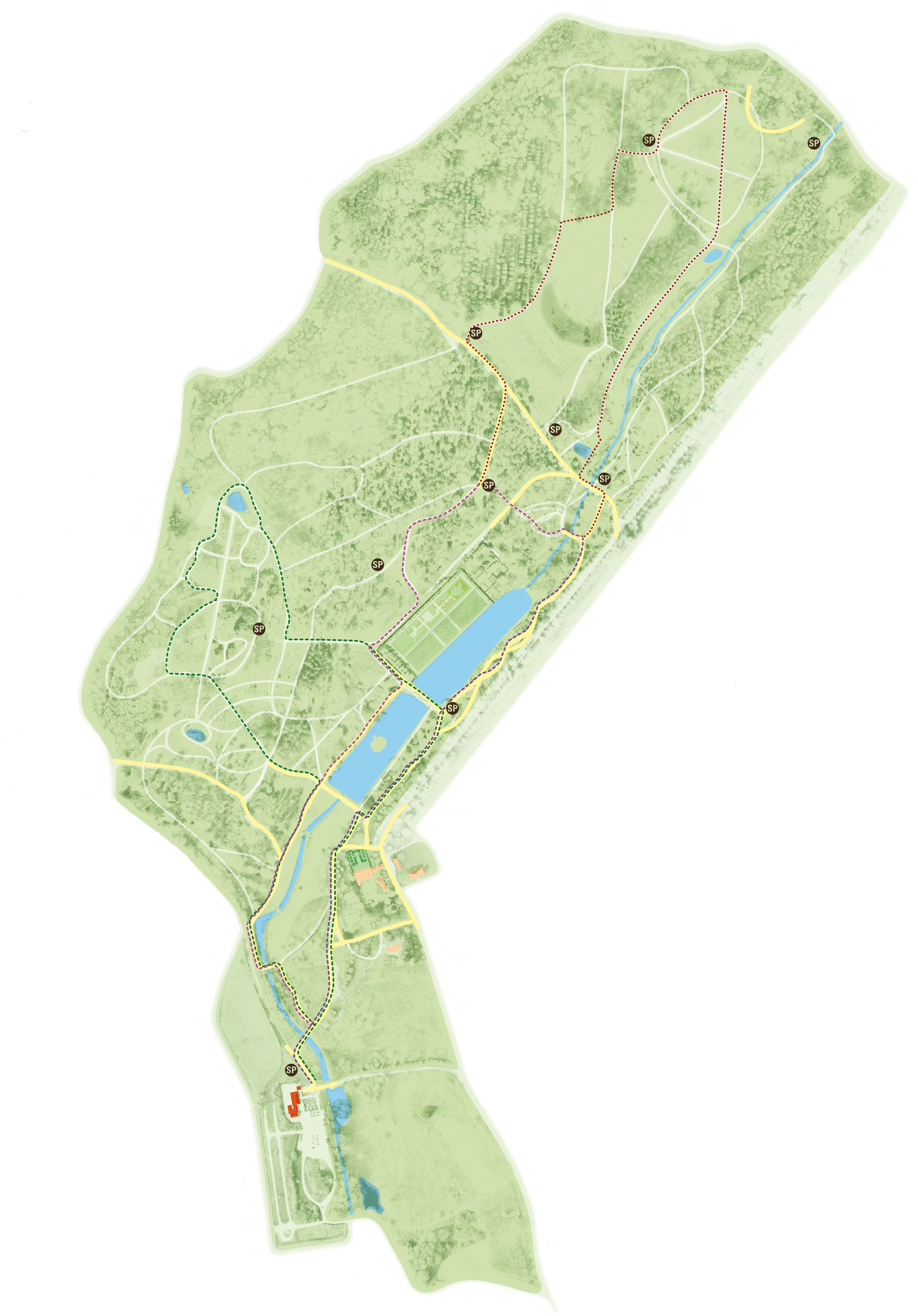 Arboretum Explorer Markshall - Map 